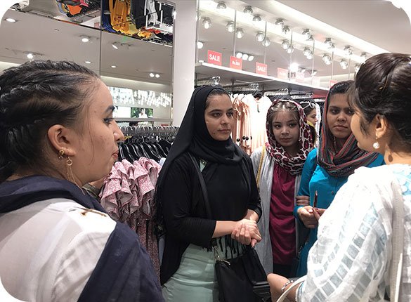 Fashion Designing Students